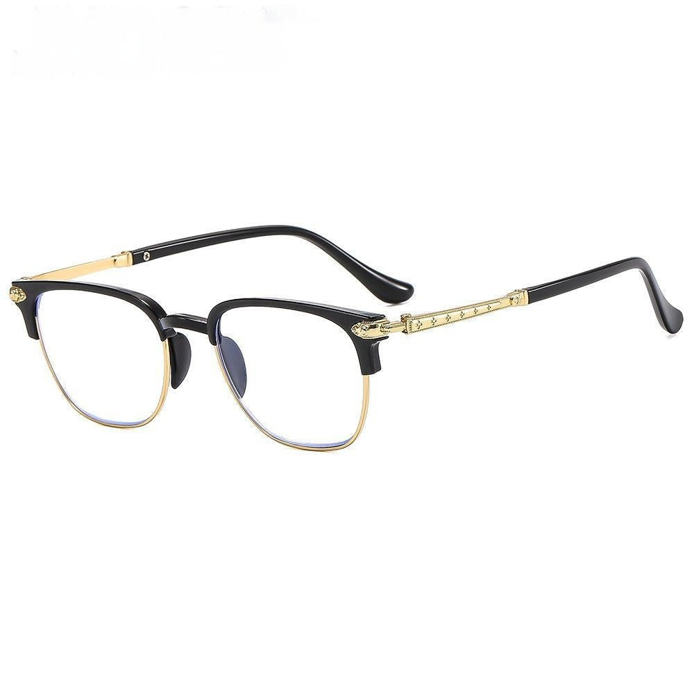 High-End Large-Framed Blue-Light-Blocking Glasses For Middle-Aged And Senior Men