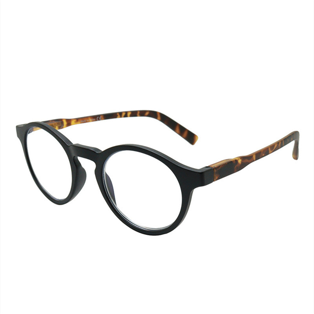 Round PC Frame Reading Glasses with Blue Light Filter