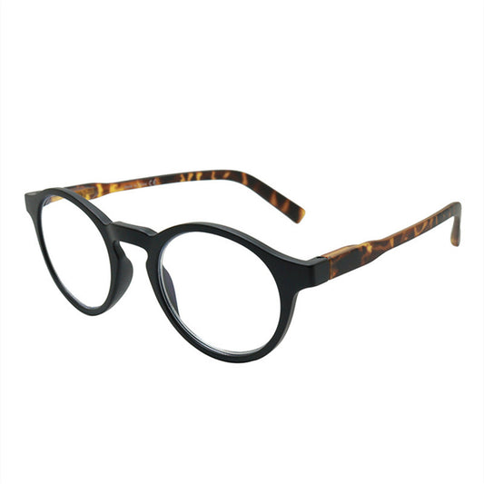 Round PC Frame Reading Glasses with Blue Light Filter
