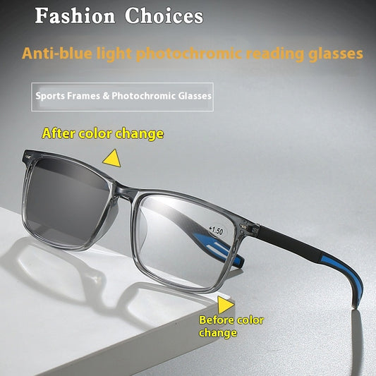 Smart Zoom Blue Light Glasses - Metal Frame