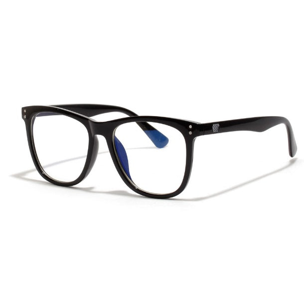 8971 anti-blue light mirror male black frame art glasses female