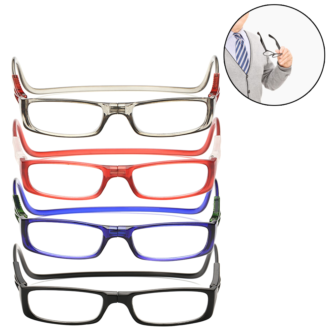 Magnetic Folding Glasses - Ultra-light Compact Design
