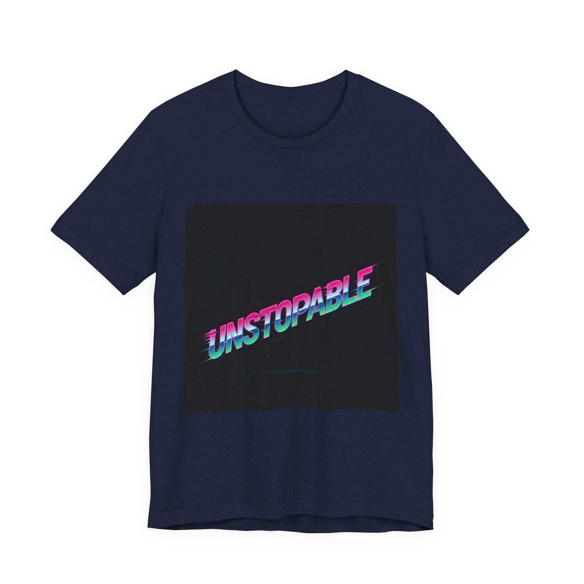 Unstoppable Kinetic Typography Tee | melting letters, glitch text design
