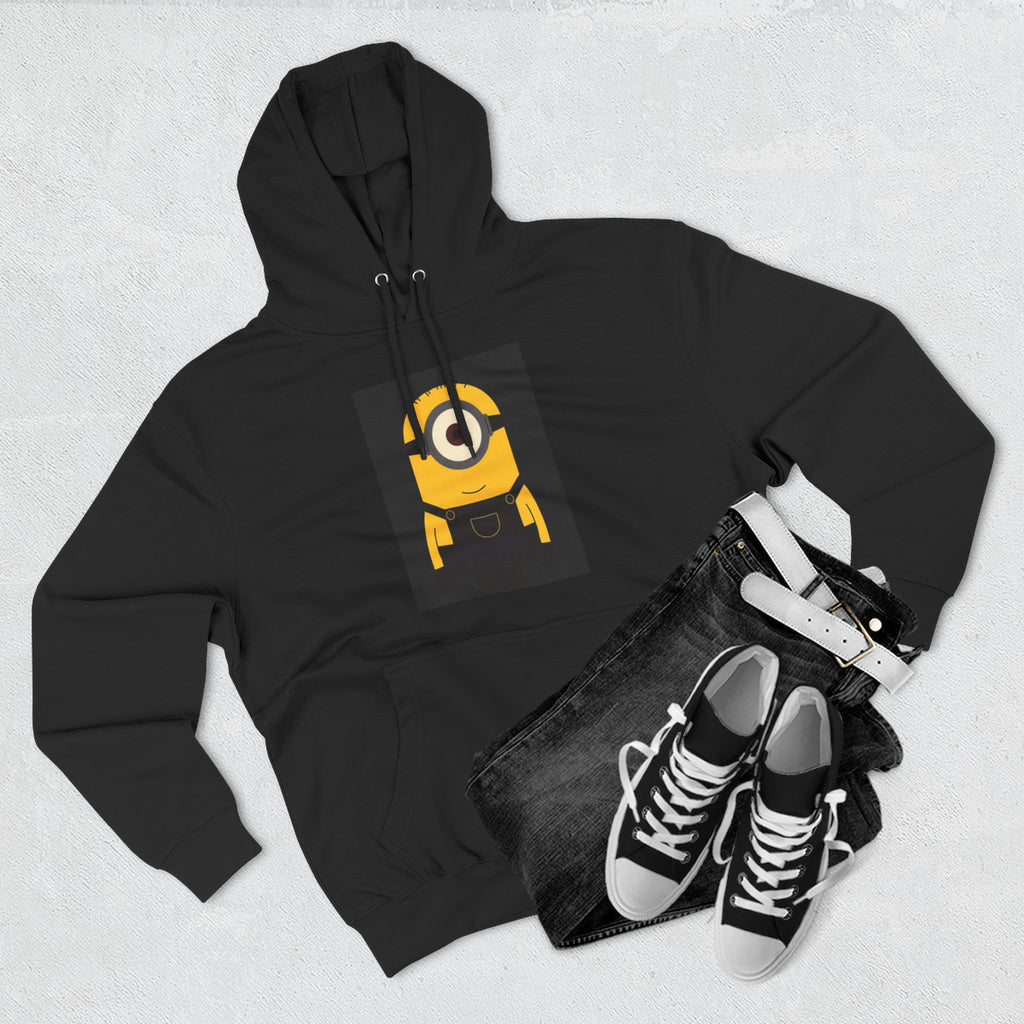Minion Graphic Hoodie — Cute One-Eyed Cartoon Pullover