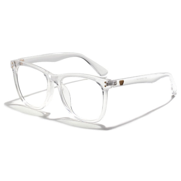8971 anti-blue light mirror male black frame art glasses female