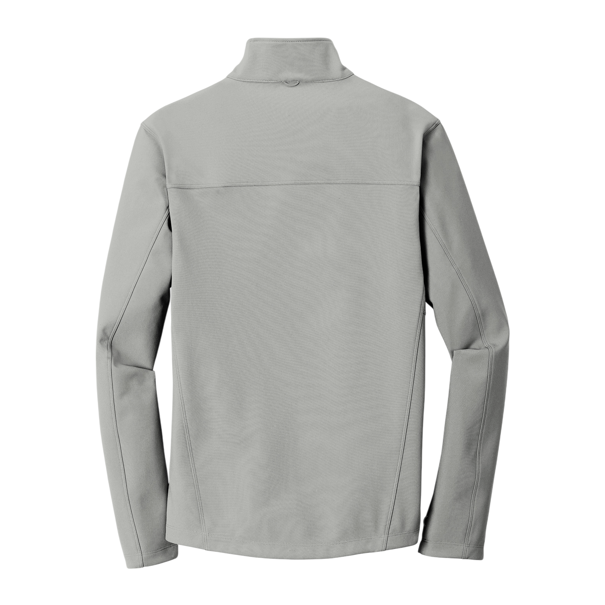 Men's Embroidered Soft Shell Jacket – Subtle Logo Chest Patch, Wind-Resistant Outerwear