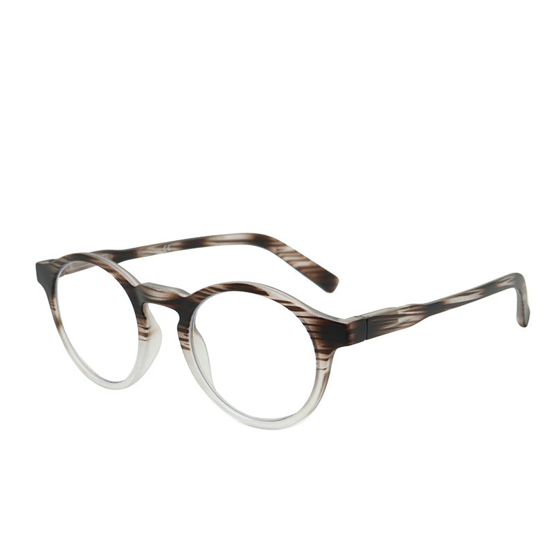 Round PC Frame Reading Glasses with Blue Light Filter