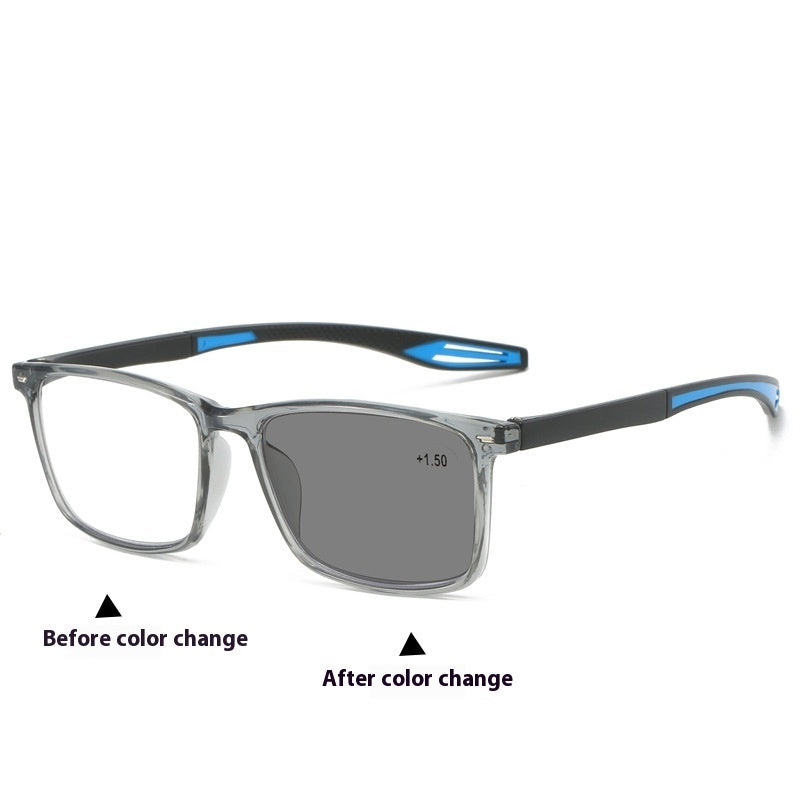 Smart Zoom Blue Light Glasses - Metal Frame