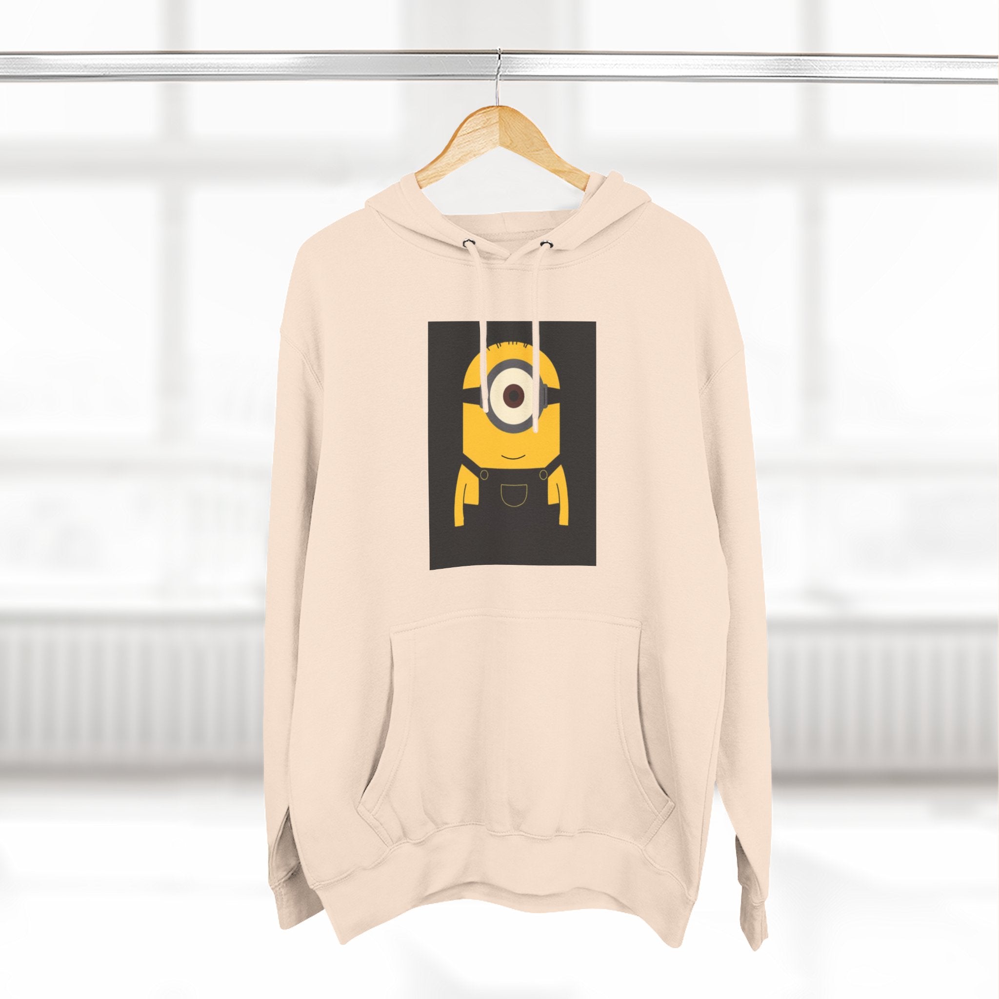 Minion Graphic Hoodie — Cute One-Eyed Cartoon Pullover
