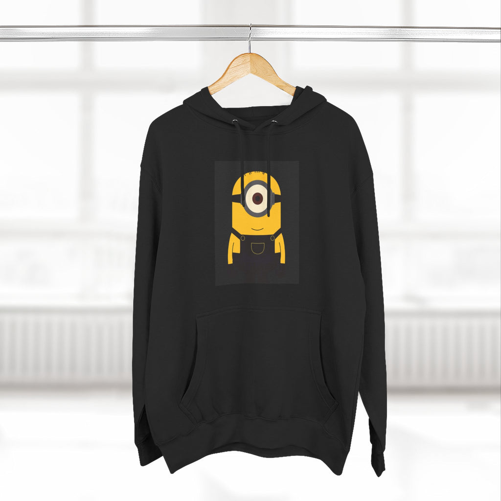 Minion Graphic Hoodie — Cute One-Eyed Cartoon Pullover