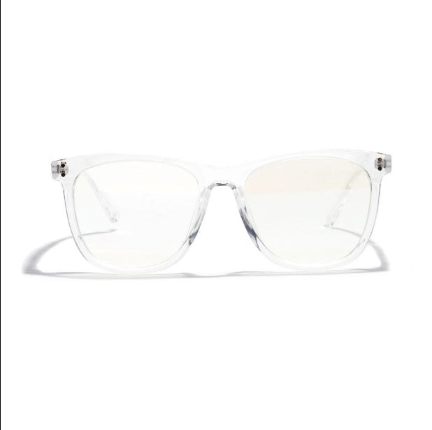 8971 anti-blue light mirror male black frame art glasses female