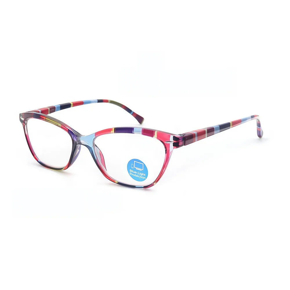 Flat Lens Eyewear with Blue Light Filter - Women's