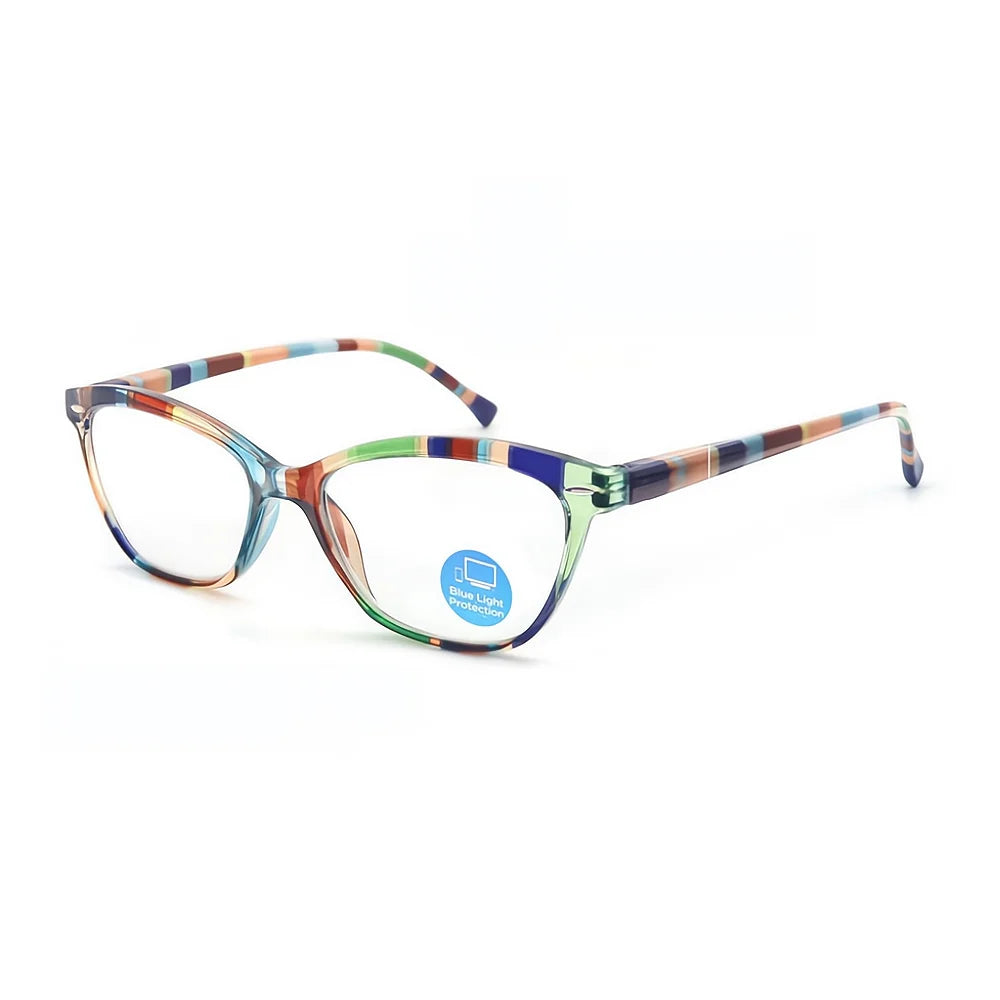 Flat Lens Eyewear with Blue Light Filter - Women's