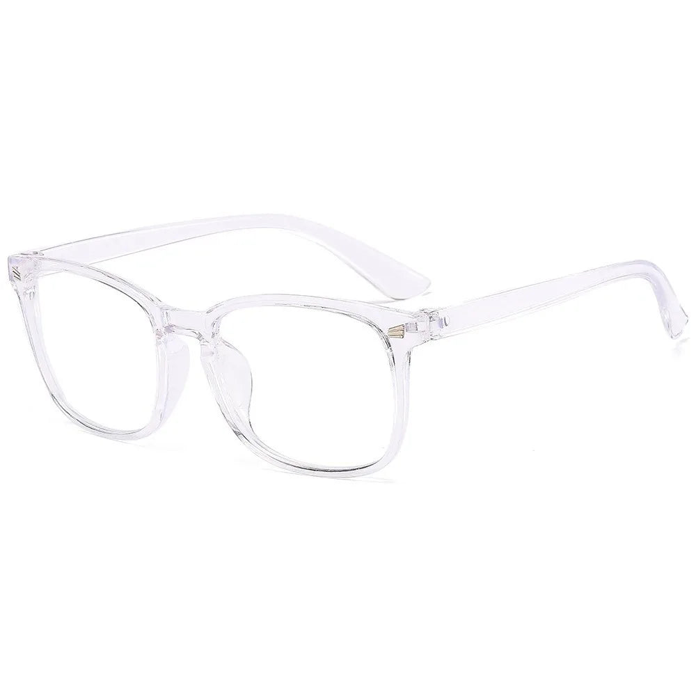 1/3pcs Lightweight Minimalist Square Frames Eyewear Clear Lens Glasses Blue Light Blocking Full Frame for Everyday Casual Wear
