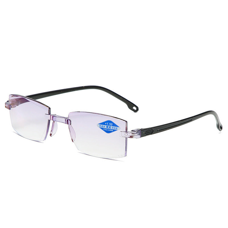 Diamond Cut Reading Glasses with Blue Light Filter - 2 Pack
