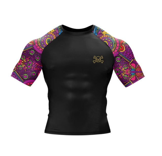 3D Digital Printed Short-Sleeve Sweat-Wicking Quick-Drying Breathable T-Shirt