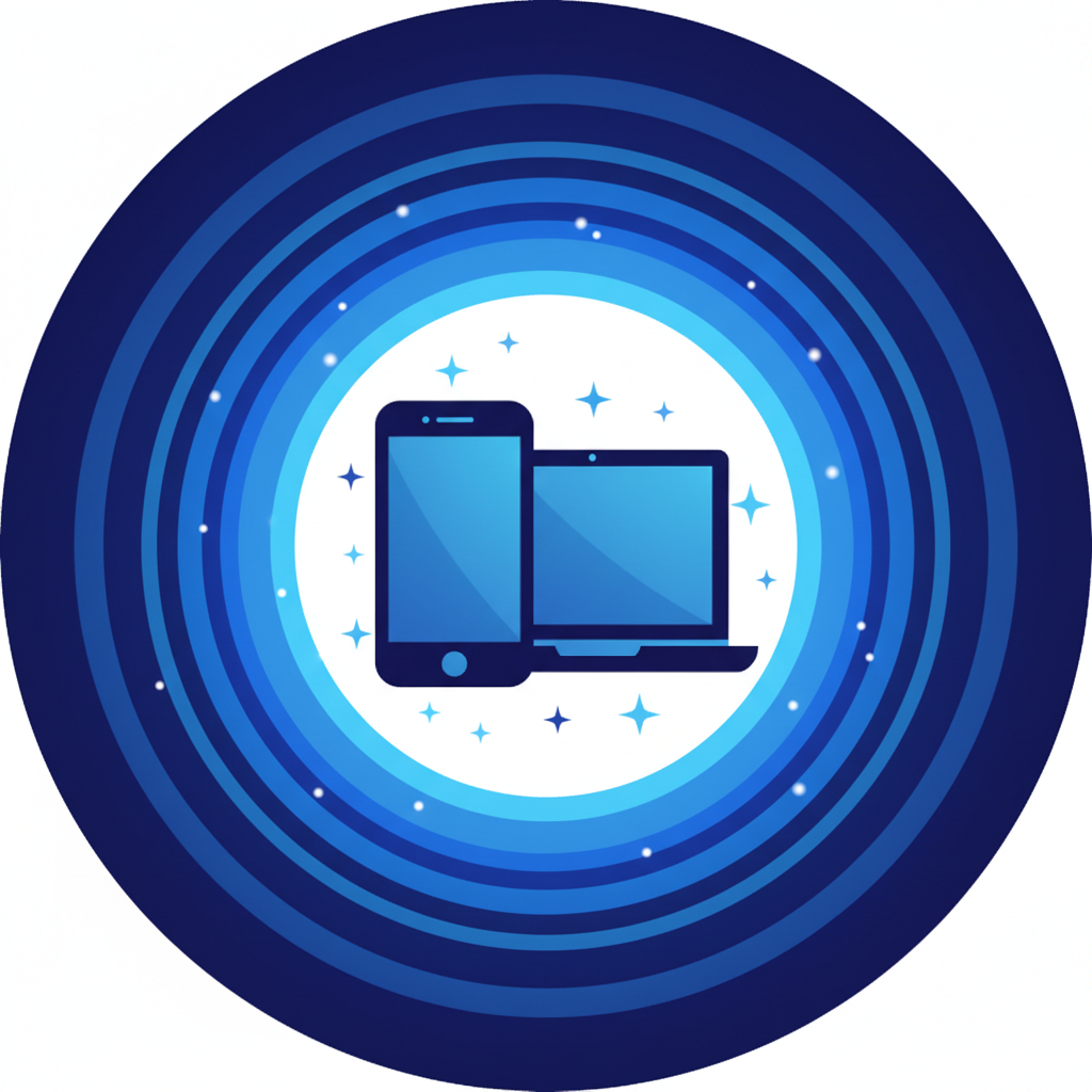 Screens emit blue light icon