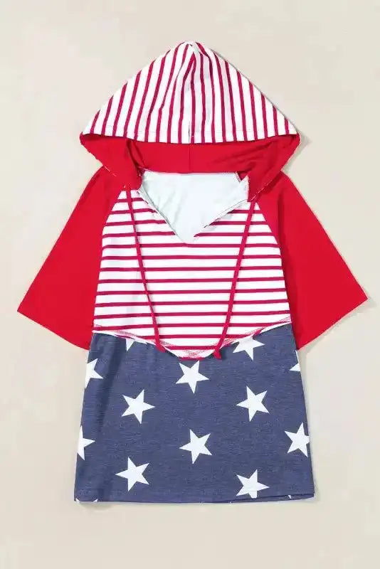 Stars and Stripes Hooded T-Shirt